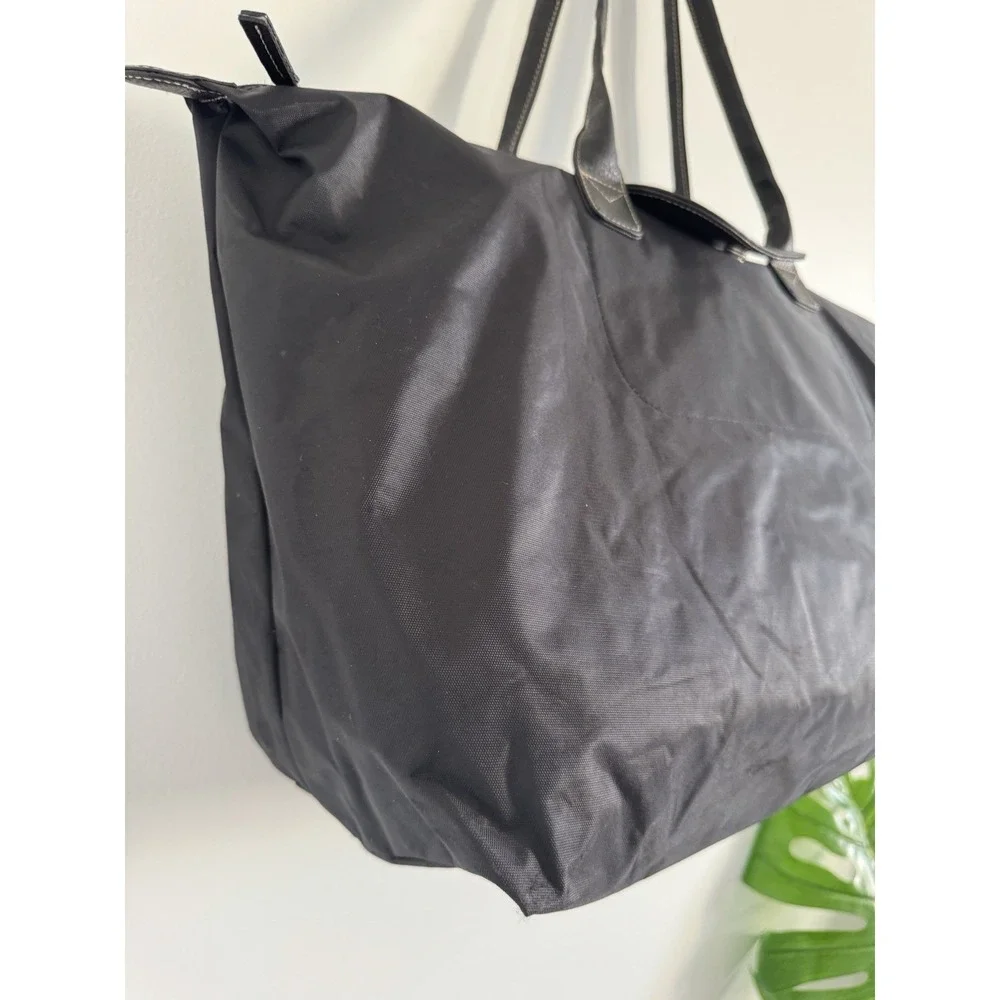 Barrington Weekend Overnight Zipper Nylon Bag Large 20x12 Black